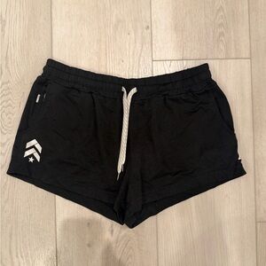 Black Women's Athletic Shorts Vuori x barrys bootcamp
